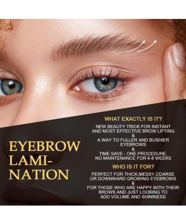 DIY Eyebrow Lamination Kit - Professional Brow Lift Kit for Fuller Thicker Brows | Long Lasting Results - Buy Online on GoSupps.com
