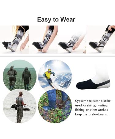 HLIWS Cast Sock Toe Cover - Lightweight Half Foot Protector for Foot and Ankle Casts - Buy Online on GoSupps.com