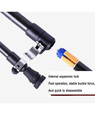 Walking Stick Telescopic Adjustable Crutch Thickening Solid Wood Handle Ultra Light Cane Black Surprise Gift - Buy Online on GoSupps.com