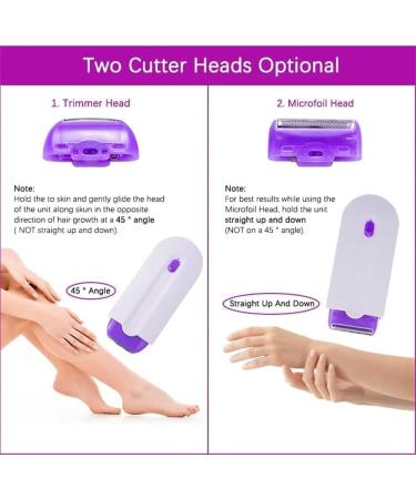 SKN Silky Smooth Hair Remover - Painless Rechargeable Epilator with Light Technology - Hair Removal for Any Body Part (1 set) - Buy Online on GoSupps.com