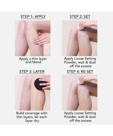 Dermablend Leg & Body Foundation Makeup For Legs Veins Stretch marks Buildable Liquid Body Foundation 100mL 45n Medium Bronze - Buy Online on GoSupps.com
