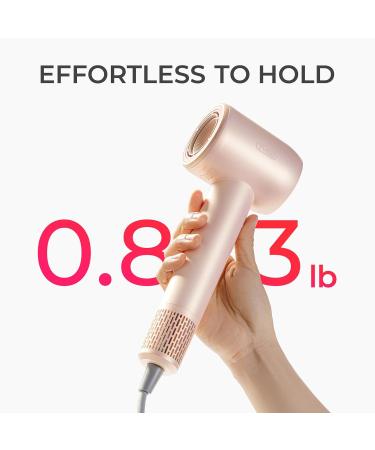 TYMO Ionic Hair Dryer - Fast Drying Low Noise Lightweight Professional Blow Dryer with 300M Negative Ions Perfect for Women - Gold Blush - Buy Online on GoSupps.com