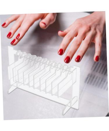 HAPINARY 2 Sets Nail Display Board Durable Nail Tips Holder Acrylic Display Holder Decorative Nail Art Tip Boards Manicure Supplies Nail Tips Display Holder Nail Art Display Supplies - Buy Online on GoSupps.com