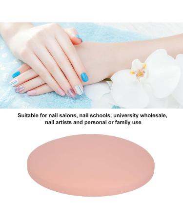 Portable Nail Arm Rest Cushion with PU Leather Lightweight Nail Art Accessory for Salons Home Use Trendy Design Easy to Clean - Buy Online on GoSupps.com