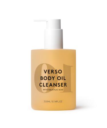 Verso Skin Care | Body Oil Cleanser | Exfoliating & Hydrating Body Oil Cleanser for All Skin Types | Body Care Made Easy (10.1 fl oz)