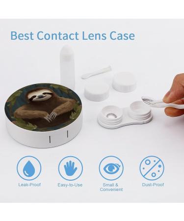 Buy Portable Sloth Contact Lens Case - Travel-Friendly Storage Box for Lens Care - Buy Online on GoSupps.com