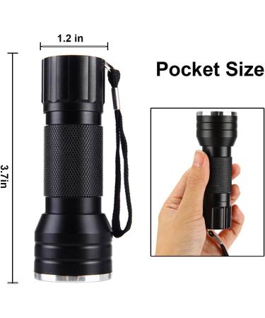 modaao UV Flashlight Black Light 395nm 21 LED UV-Ultraviolet Blacklights Handheld Torch Light for Dogs Pet Stains Bed Bugs Scorpions - Buy Online on GoSupps.com