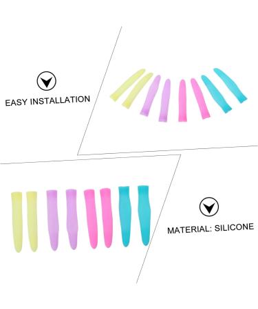 minkissy 4 Pairs Cuticle Nipper Handle Sleeve Scissor Tip Protectors Scissors Sewing Cat Nail Caps Scissors Sleeve DIY Scissor Cuticle Scissors Silica Gel Scabbard Embroidered - Buy Online on GoSupps.com