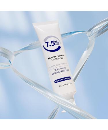 Hydroxyapatite Toothpaste Protects Tooth Enamel Mild Mint Flavor Cares for Sensitive Teeth Daily Use Maintains Oral Health (2 pcs) - Buy Online on GoSupps.com