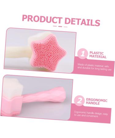 Silicone Face Brush - Facial Cleansing Tool for Smooth Skin & Massage | 13x5cm | International Shipping - Buy Online on GoSupps.com