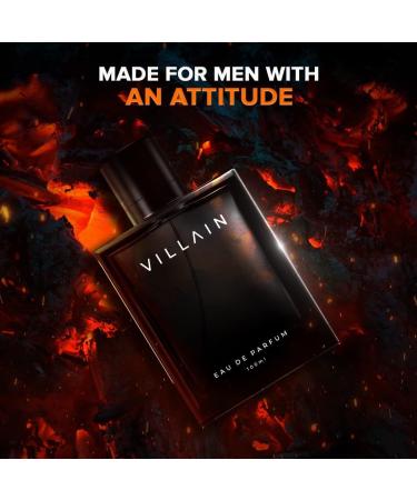 Villain Perfume For Men 100 Ml - Eau De Parfum - Premium Long Lasting Fragrance Spray - Woody & Spicy - Buy Online on GoSupps.com