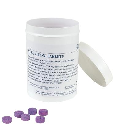 Miradent Mira 2 Ton Plaquetest Zahnf rbetabletten im 250 Pack