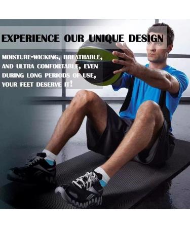 Besilay Compression Socks for Men & Women - 8 Pairs for Plantar Fasciitis Foot Support Low Cut Ankle Swelling - Multi-Color Options - Buy Online on GoSupps.com