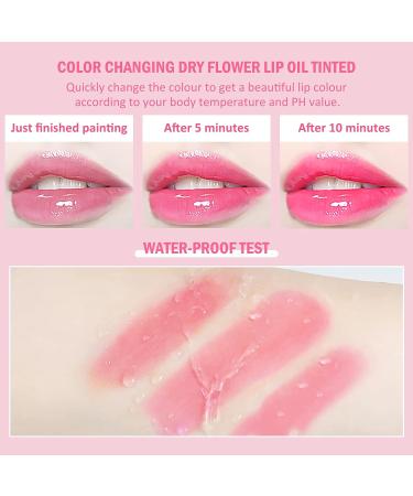 U-Shinein Pink Magic Mood Color Changing Lip Gloss Oil - Long-lasting & Moisturizing Tinted Lip Oil for Lip Care & Dry Lips - Buy Online on GoSupps.com