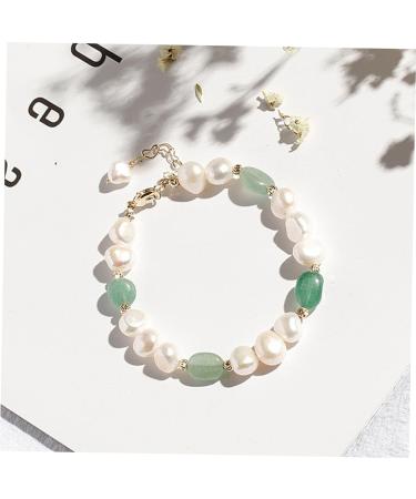 2pcs Fashion Bangle for Friends Decorative Bracelets Green Aventurine Bracelet Jewelry Wrist 19X1cm Green - Buy Online on GoSupps.com