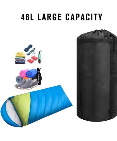YINXN Compression Stuff Sack 46L - Waterproof Lightweight Sleeping Bag Storage for Camping & Travel - Buy Online on GoSupps.com