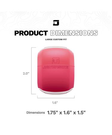 Jawzrsize Jaw Exerciser - Define Jawline, Tone Face & Neck - Reduce Stress & Cravings - Facial Exerciser (Intermediate - Large, Pink) - Buy Online on GoSupps.com