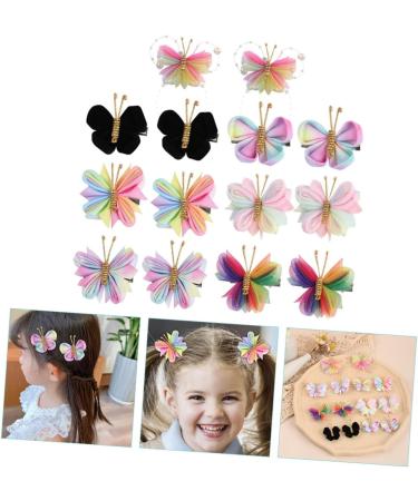 minkissy 7 Pairs Mesh Butterfly Hair Accessories Hair Barrettes for Women Hair Decoration Girls Hair Accessory Hair Clips Girls Hairpins Hair Toppers for Women Metal Issue Card Alloy Miss - Buy Online on GoSupps.com