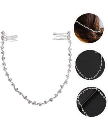 Bride Wedding Hair Accessories Wedding Decor Jewelry Headband Bridal Comb Barrette Bridal Hair Comb Rhinestone Bridal Headpiece Hair Comb Chain Rhinestones Miss The Chain Vintage - Buy Online on GoSupps.com