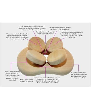 Buy Halu Ergonomic Luxury Sauna Headrest Square Red Cedar 512-SQR-2D | International Shipping Available - Buy Online on GoSupps.com