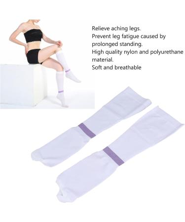 Pack of 2 XL Compression Stockings - Open Knee High Socks for Moderate Pressure & Enhanced Blood Circulation - International Shipping Available - Buy Online on GoSupps.com