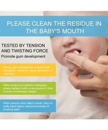 Agatige 10pcs Baby Finger Toothbrush - Soft Silicone Infant Toothbrushes for Newborns | International Shipping Available - Buy Online on GoSupps.com