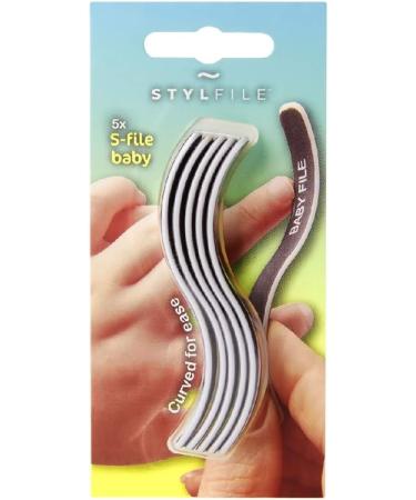 STYLFILE by STYLIDEAS Baby Nailcare Products - S-Shaped Nail File & Safety Clipper (5 Count) - Buy Online on GoSupps.com