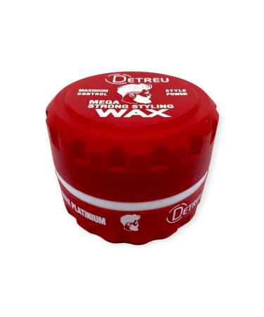 Detreu Mega Strong Gelwax Platinium 140ml Hair Wax Gel Wax Styling Wax Mega Strong Hold Unscented 140 g (Pack of 1)