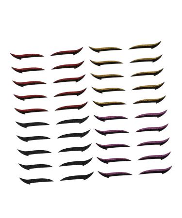 SOESFOUFU 20 Pairs Eyeshadow Stickers Eyeliner Stickers Eye Line Strips Eye Skin Sticker Eyelid Strips Reusable Eyeshadow Tapes Eye Makeup Tools Women Eyeliner Sticker Eyeliner Decal