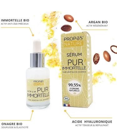 Pur'Immortelle Bio Serum - Propos'Nature - Certified Organic - 30 ml - Buy Online on GoSupps.com