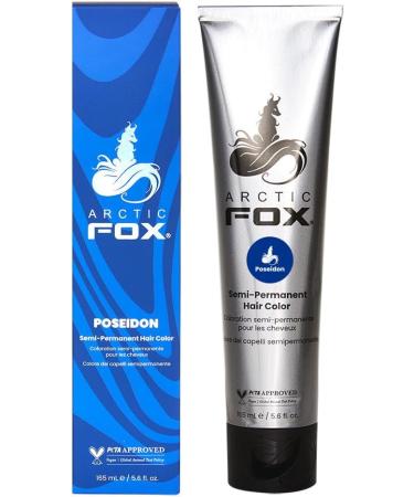 ARCTIC FOX 100% Vegan & Cruelty Free Vibrant Semi Permanent Hair Colour Dye - Poseidon 165 ml e - Buy Online on GoSupps.com