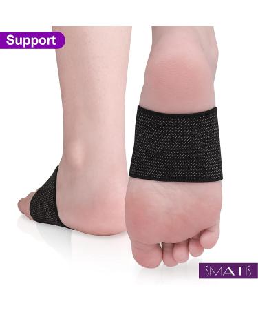 Copper Arch Support Gel Pads for Women | Plantar Fasciitis Sleeves with Gel Padding | Pain Relief for Low, High, Flat Feet | Size 7.9-9.5 inches | Small Men 5-8 / Women 5-9.5 - Buy Online on GoSupps.com