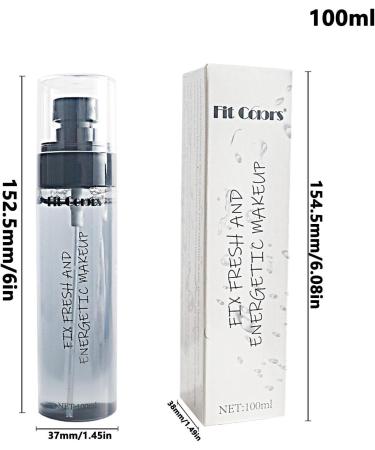 Finishing Spray for Makeup - 100ml Setting Spray for Makeup Long Lasting | Finishing Spray for Makeup for Evening out Skin Tone and Restoring Healthy Radiant Skin Pochy - Buy Online on GoSupps.com