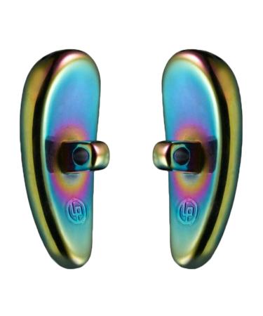 Babesa glasses pads non-slip nose pads silicone nasal pillows 1 pair of zirconia material screwable nose pad glasses repair nose pads sunglasses nose pads