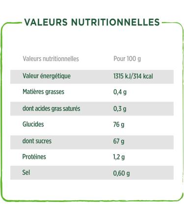 Pure Via Bio Date Syrup - 250g - an alternative to sugar 100% natural origin - Buy Online on GoSupps.com