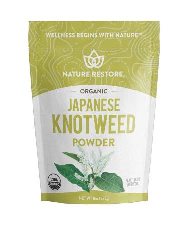 USDA Certified Organic Japanese Knotweed Powder  8 Ounce  Natural Trans-resveratrol  Non GMO  Gluten Free  Also Known as Polygonum Cuspidatum