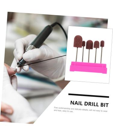 BESPORTBLE 1 Set Nail Sand Ring Cap Nail Bit Nail Art Kit Nails Kit Set Professional Nail Drill Nail Drill Bit Set for Ceramic Nail Drill Bit Nail Salon Storage Box Nail Art Accessory Alloy 8x6cm Rosy - Buy Online on GoSupps.com