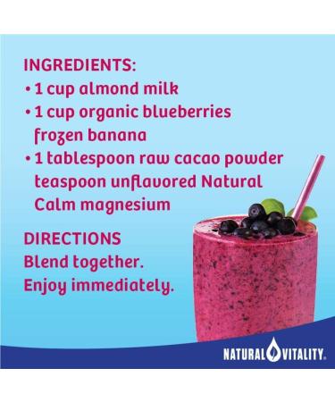 Natural Calm Cherry Flavor - Anti-Stress Drink (8 oz) | Natural Vitality - Buy Online on GoSupps.com