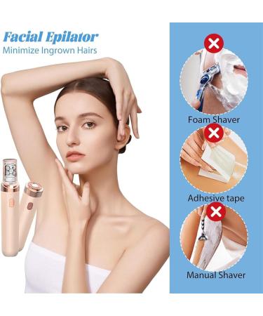 Epilsmooth pilateur Visage Epilsmooth Pro Epilateur Electrique Femme Portable Avec Lumi re Led Soft Skin Pro pilateur Facial Lavable Pour Visage Menton L vre Sup rieure (2 * Pink) - Buy Online on GoSupps.com