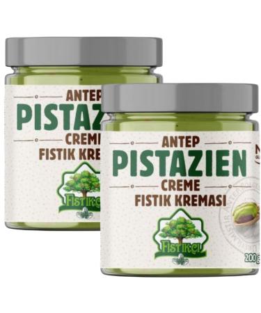 Pufai Anthap Lot of 2 turquoise pistache crèmes with 30% pistaches without palm oil 200 g