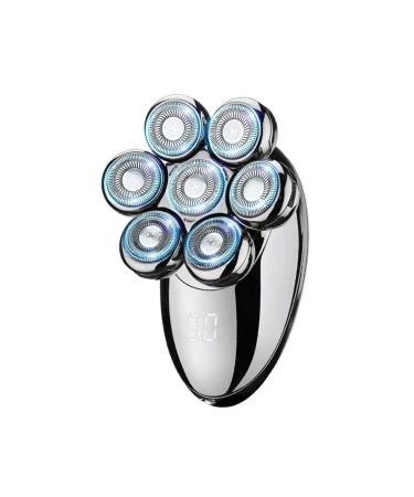 Razors Electric Razor for Men 6-in-1 Rotary Rechargeable Bald Head Shaver Portable Face Beard Trimmer Waterproof Gifts for Father's Day(Standard Set)