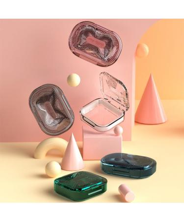 dijiusidy Portable Dental Case Braces Storage Box Seal with Partition Dust-proof Cotton Swab Holder for Travel Home Business Transparent L L Transparent - Buy Online on GoSupps.com
