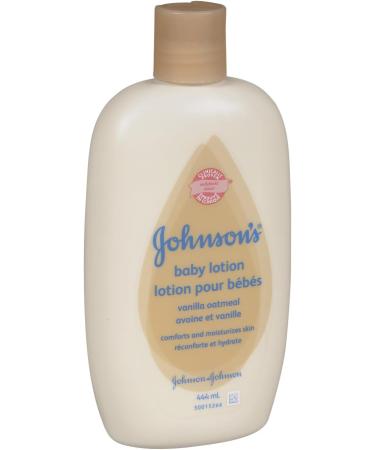 Johnson's Baby Lotion with Vanilla and Oatmeal 444ml - Buy Online on GoSupps.com