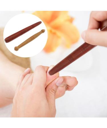 2-Piece Wood Acupressure Pen Set | Ear Massage & Acupuncture Sticks | Natural Pain Relief - Buy Online on GoSupps.com