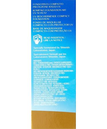 Shiseido Sun Protective Compact Foundation SPF 30 - Unisex Sun Makeup 12g - Ideal for All Skin Types - Buy Online on GoSupps.com