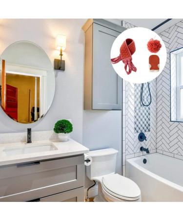 Buy Hemoton 3 Pcs Bath Back Scrubber Cloth - Exfoliating Shower Mitts & Sponges for a Luxurious Bath Experience | International Shipping Available - Buy Online on GoSupps.com