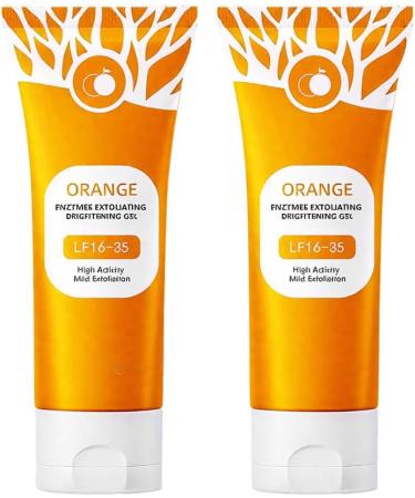 2 pi ces Gel exfoliant naturel exfoliant doux gentle exfoliating orange gel pour le visage pour le visage pour un nettoyage en profondeur Gel gommant claircissant - Buy Online on GoSupps.com