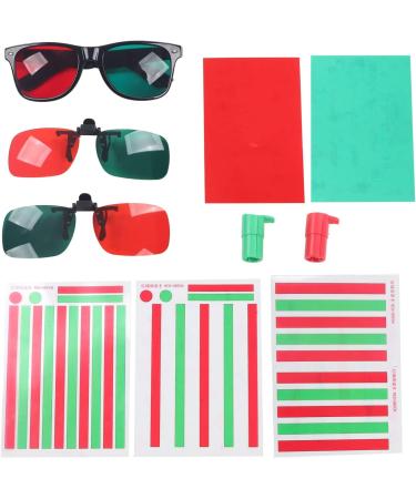 Red Green Glasses for Color Blindness | Protanopia & Amblyopia Reading Aid | Monocular Training Device - Buy Online on GoSupps.com