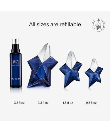 Mugler Angel Elixir - Eau de Parfum - Women's Perfume - Floral & Woody - With Sandalwood Amber and Vanilla - Long Lasting Fragrance 3.3 Fl Oz (Pack of 1) - Buy Online on GoSupps.com