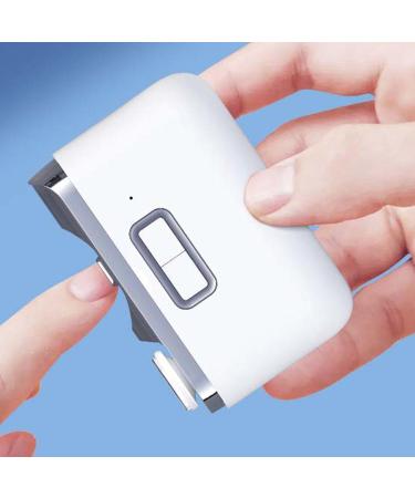Electric Nail Clippers Portable Fingernail Trimmer File with Lighting for Kids and Elderly One Button Operation Auxiliary Lighting Nail Scraps Storage (Multifunctional) - Buy Online on GoSupps.com